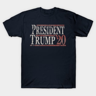 Distressed President Trump 2020 T-Shirt